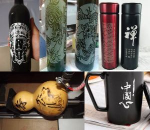 长春朝阳区酒瓶葫芦工艺品激光雕刻机